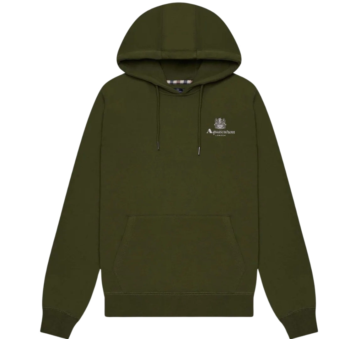 Aquascutum Active Big Logo Green Hoodie