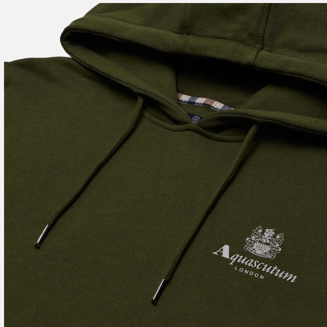 Aquascutum Active Big Logo Green Hoodie