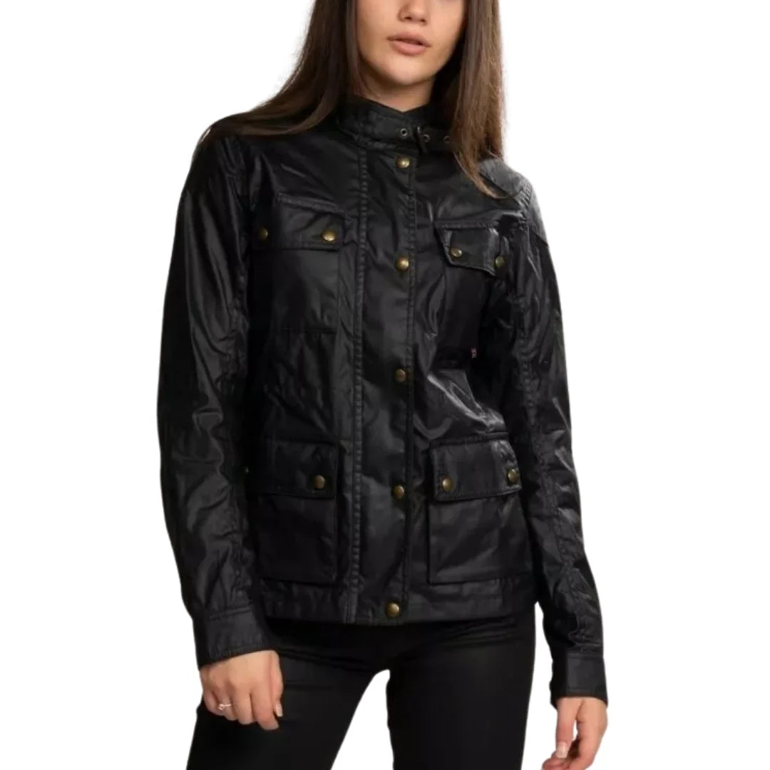 Belstaff Fieldmaster Black Waxed Jacket - Nova Clothing
