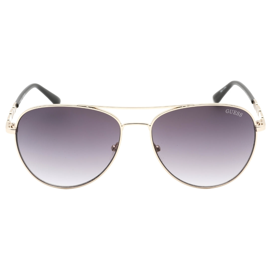 Guess Gradient Smoke Lensed Gold Sunglasses