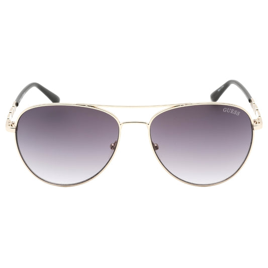 Guess Gradient Smoke Lensed Gold Sunglasses