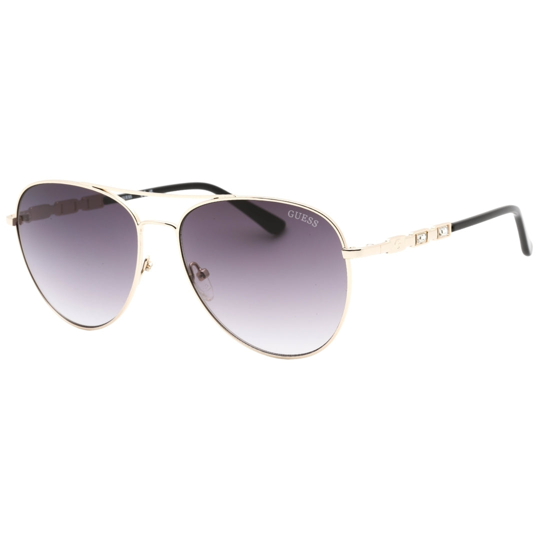 Guess Gradient Smoke Lensed Gold Sunglasses