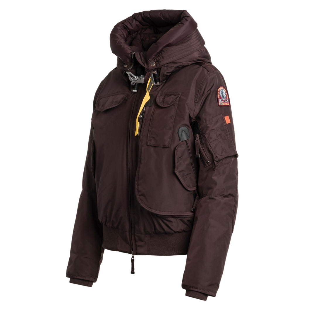 Parajumpers GOBI PWJKMA31 357 OBSIDION Dark Brown DOWN JACKET Womens S