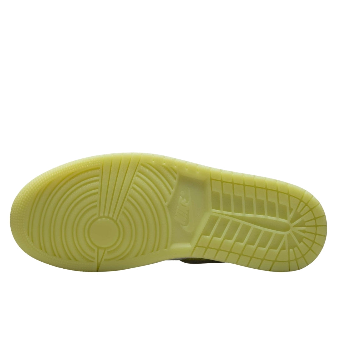 Air Jordan 1 Low Method of Make V3 Sail Luminous Green Womens Trainers UK 4