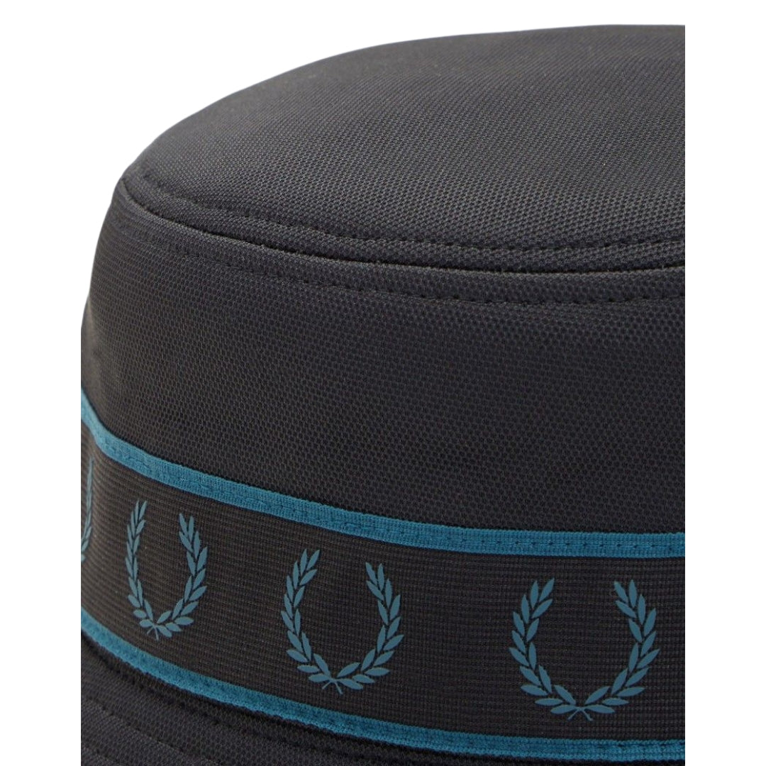 Fred Perry HW5655 T70 Black Bucket Hat Mens S