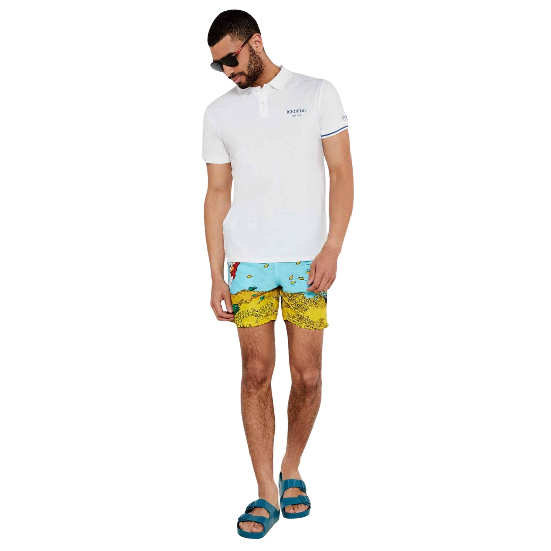 Ice Iceberg White Polo Shirt - Nova Clothing