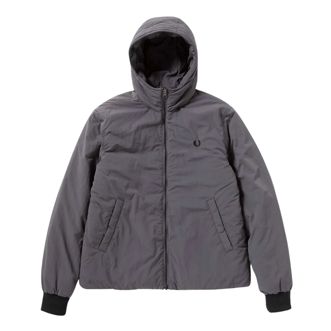 FRED PERRY J6504 184 BLACK 2 In 1 ZIP-IN LINER PARKA M