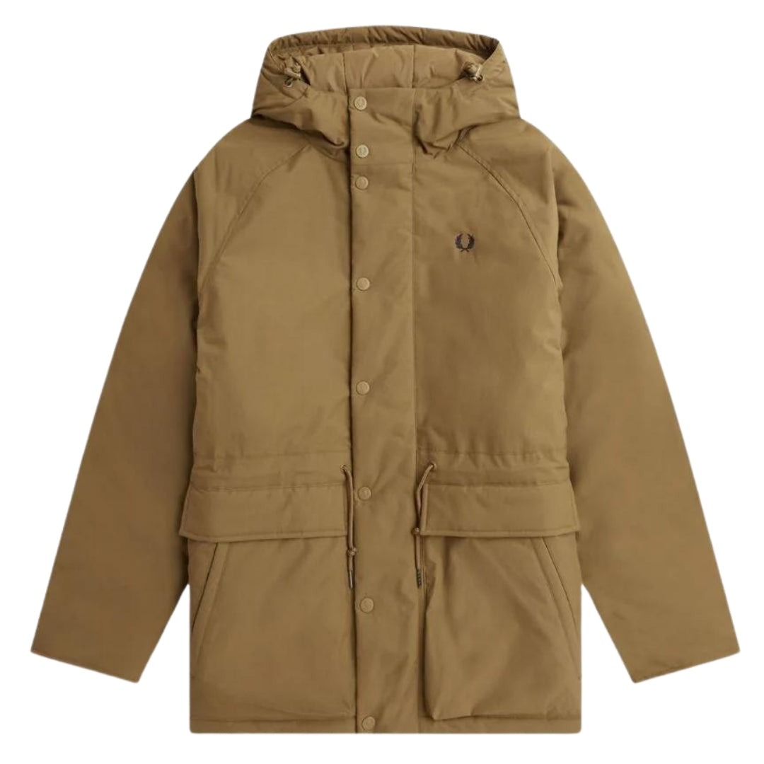Fred Perry Padded Zip Through Shaded Stone Jacket – Nova Clothing