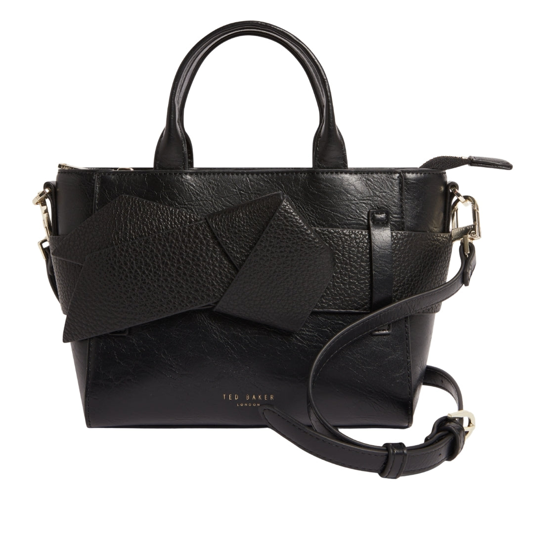 Ted Baker Jimsa Knot Bow Black Tote Bag