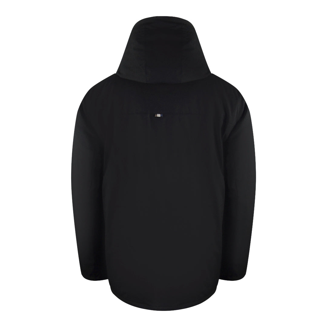 Aquascutum Active Shell Black Parka Jacket