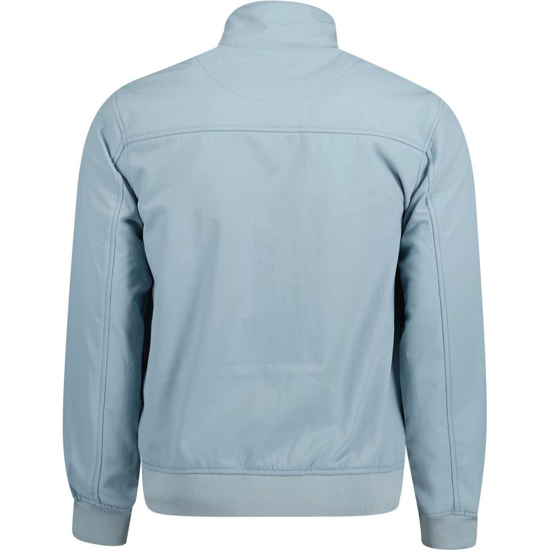Lyle & Scott Fleece Lined Funnel Neck Away Blue Jacket