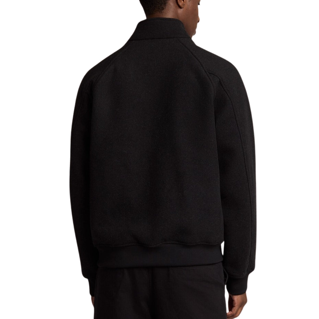 Lyle & Scott Double Face Wool Jet Black Jacket