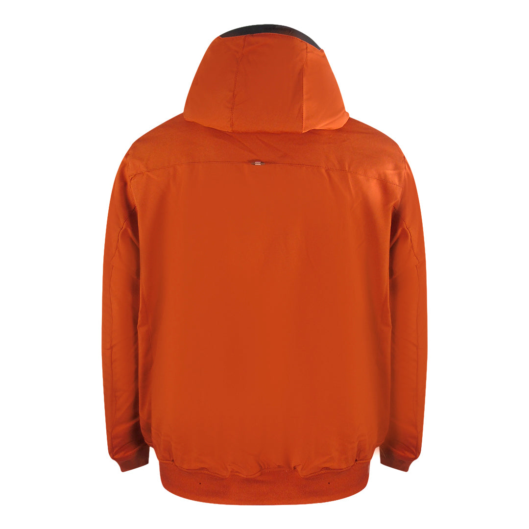 Aquascutum Active Hooded Rust Orange Jacket