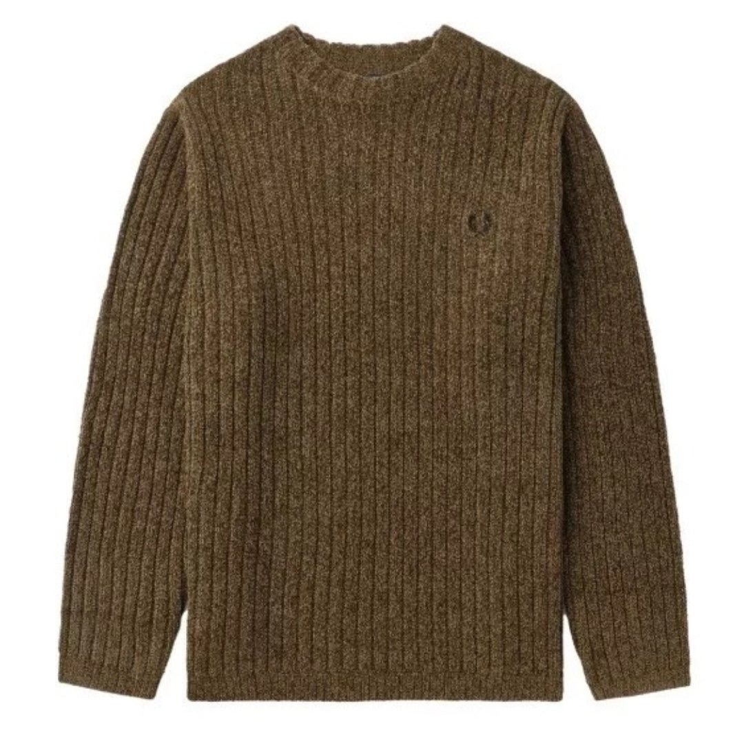 Fred Perry K6511 P96 Shaded Stone Rib Jumper mens XL