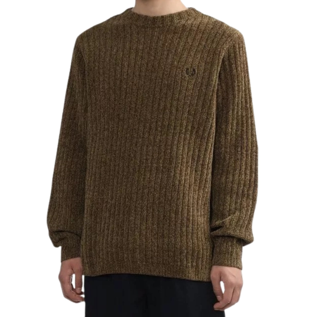 Fred Perry K6511 P96 Shaded Stone Rib Jumper mens XL