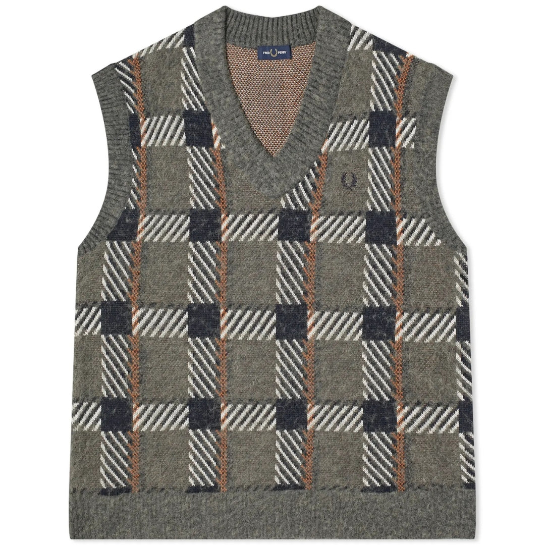 Fred Perry K6530 638 Field Green Tank Mens M
