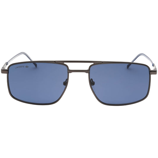 Lacoste Blue Lensed Matte Dark Grey Sunglasses