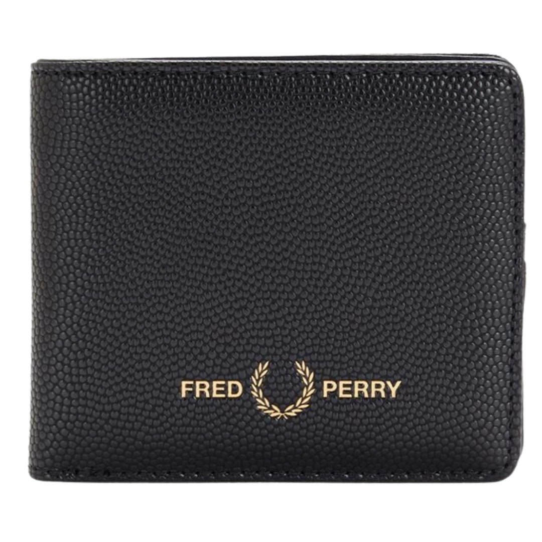 Fred Perry Plain Black Wallet