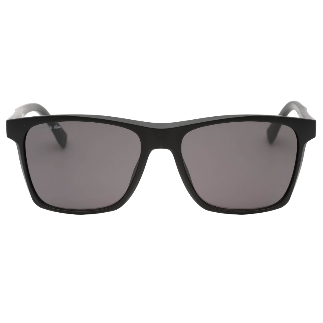 Lacoste Grey Lensed Matte Black Sunglasses