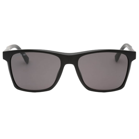 Lacoste Grey Lensed Matte Black Sunglasses
