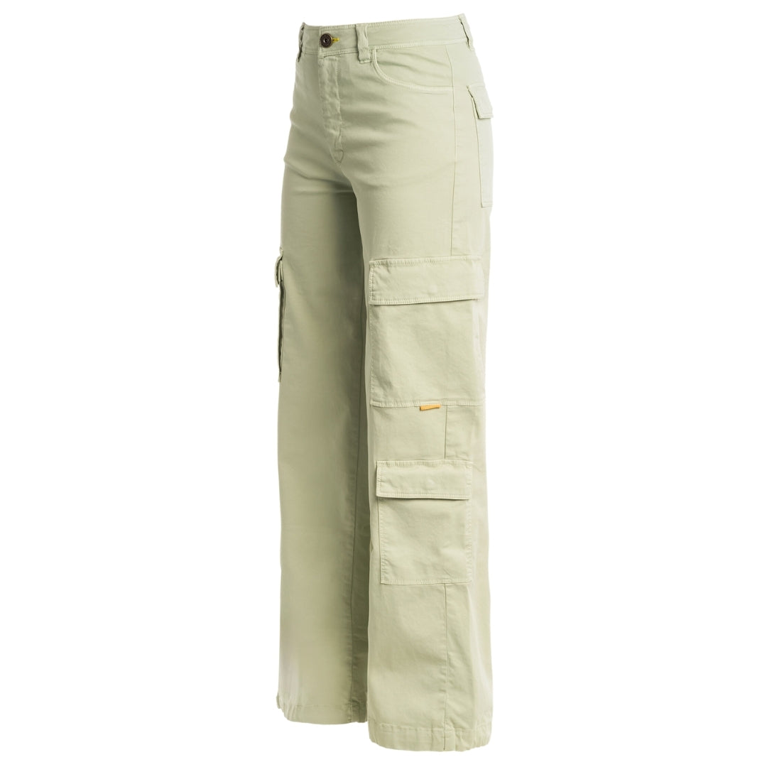 Parajumpers LELA WOMAN PWPACL32 245 NILE GREEN Cargo Pants Womens S