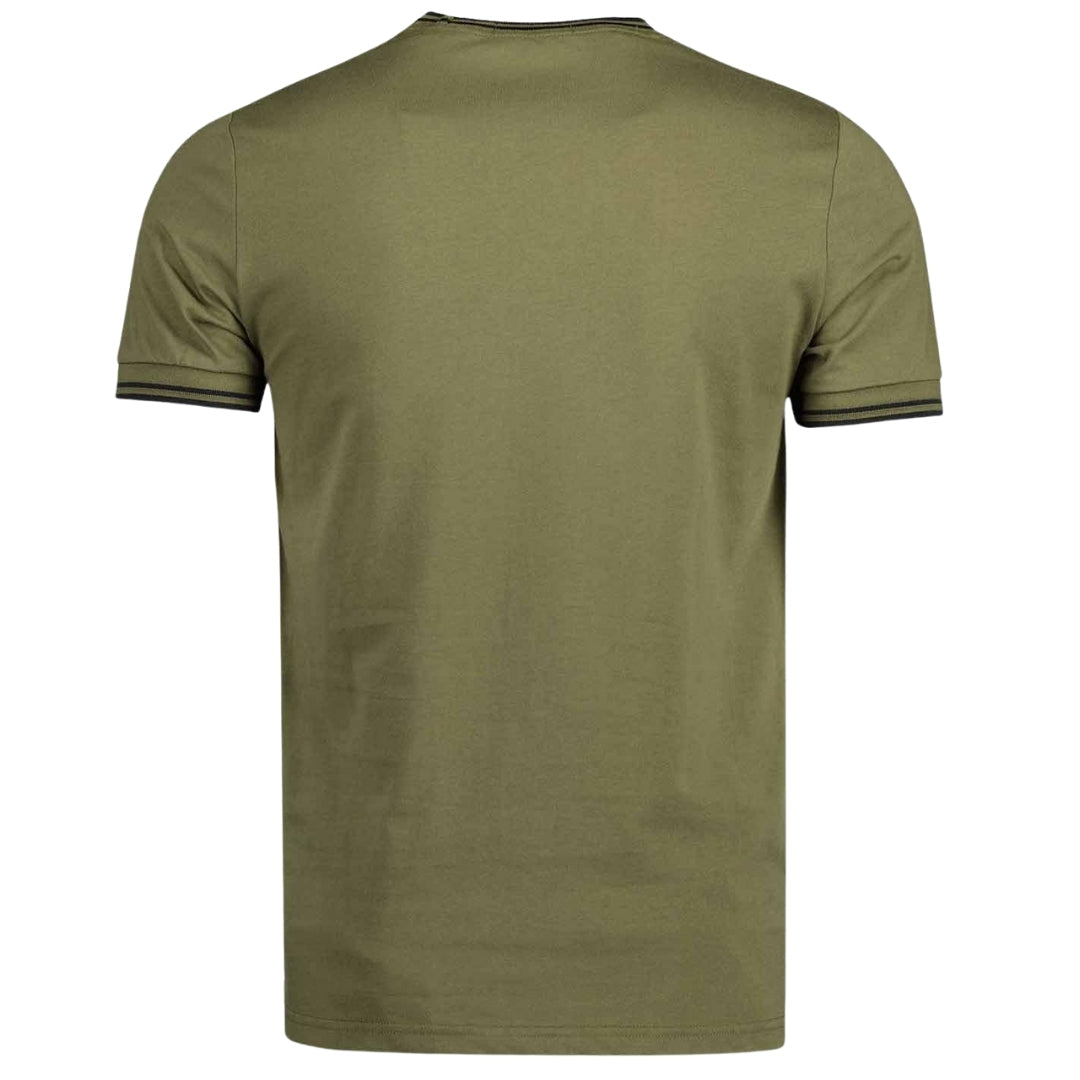 Fred Perry Twin Tipped Uniform Green T-Shirt XXXL