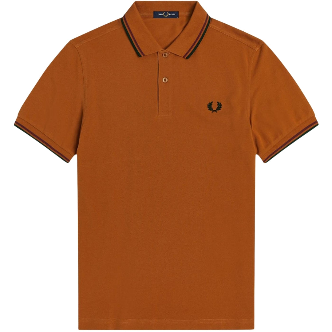 Fred Perry M3600 356 356 Orange Polo Shirt Mens M