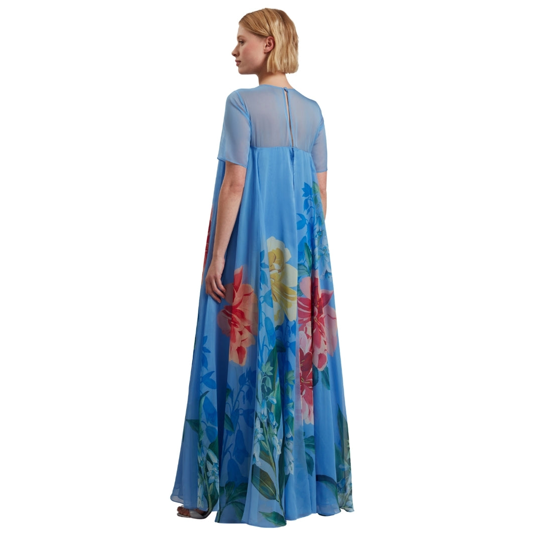Ted Baker WMD MALRIE Cap Sleeve Volume Maxi Dress
