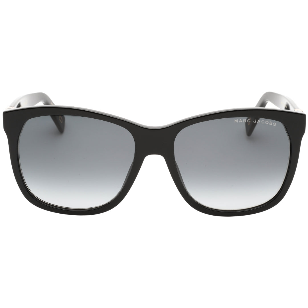 Marc Jacobs Grey Lensed Black Framed Sunglasses