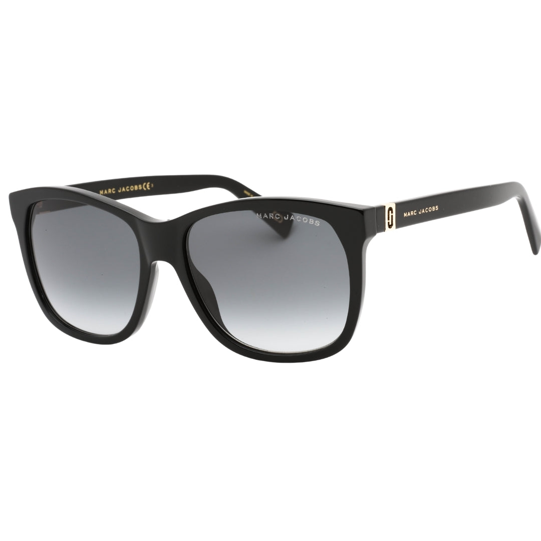 Marc Jacobs Grey Lensed Black Framed Sunglasses