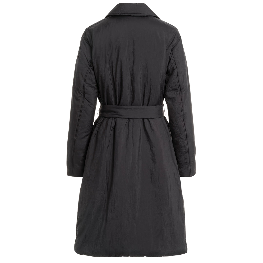 Parajumpers Millicent Black Padded Oversize Long Jacket