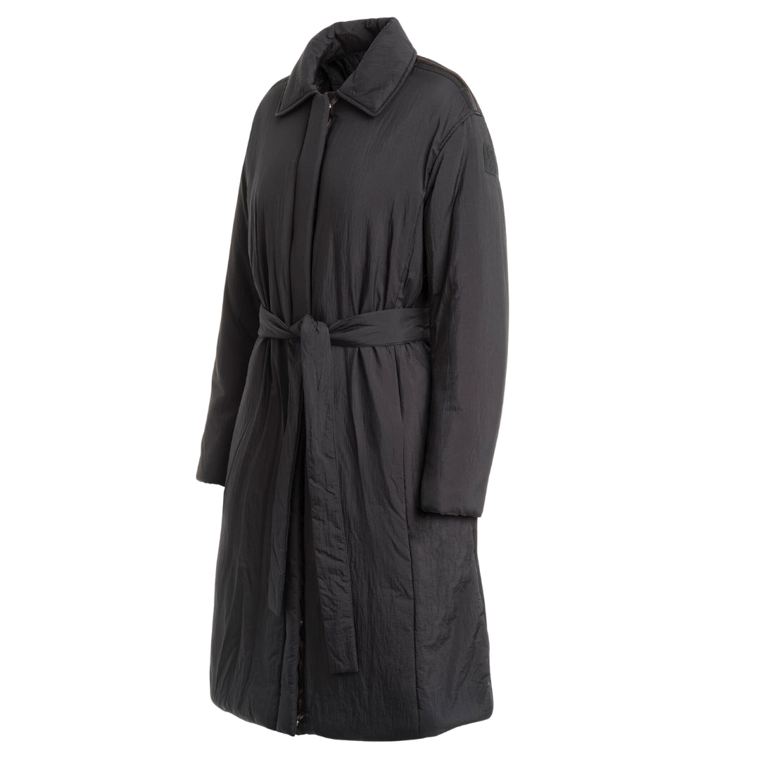Parajumpers Millicent Black Padded Oversize Long Jacket