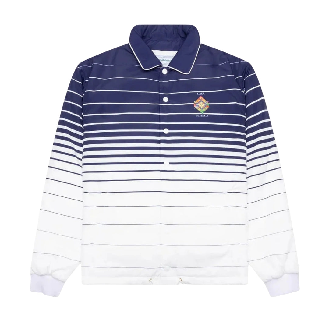 Casablanca Les Elements Coach Les Elements Navy Blue Jacket – Nova Clothing