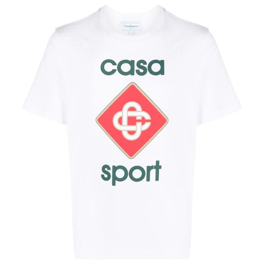 Casablanca Casa Sport Design White T-Shirt XS