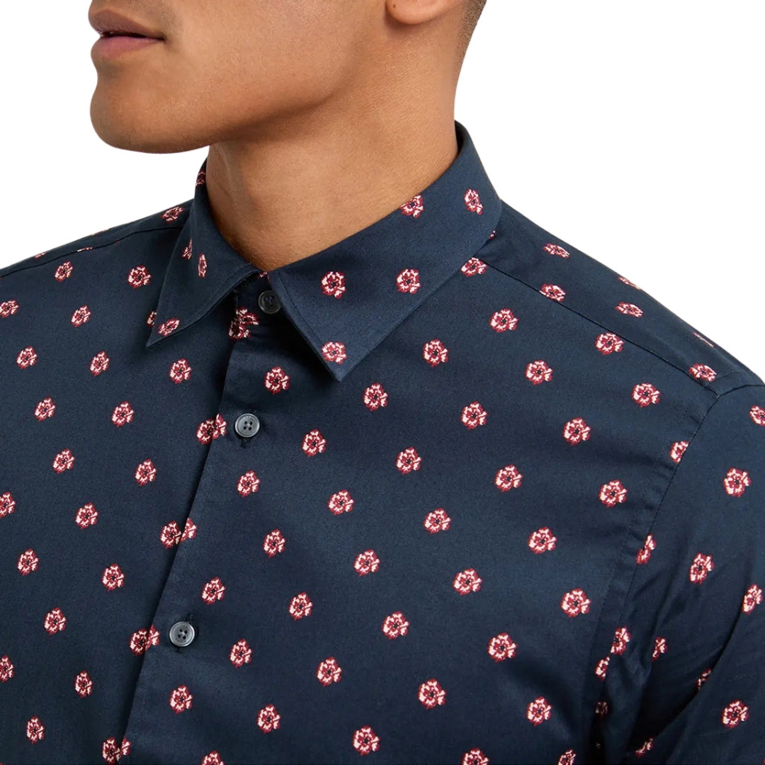 Ted Baker Miksho Floral Navy Shirt