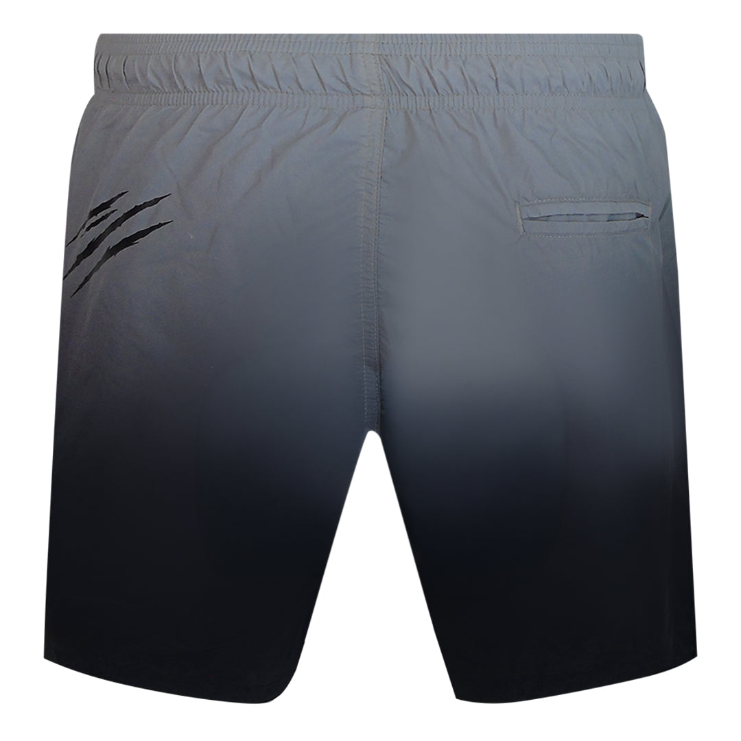 Plein Sport Gradient Medium Boardshort Black Swim Shorts
