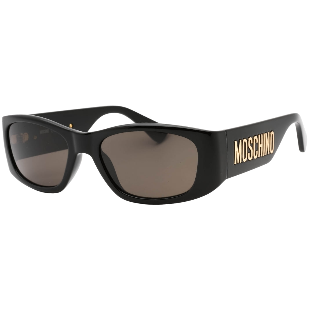 Moschino Brown Lens Black Sunglasses