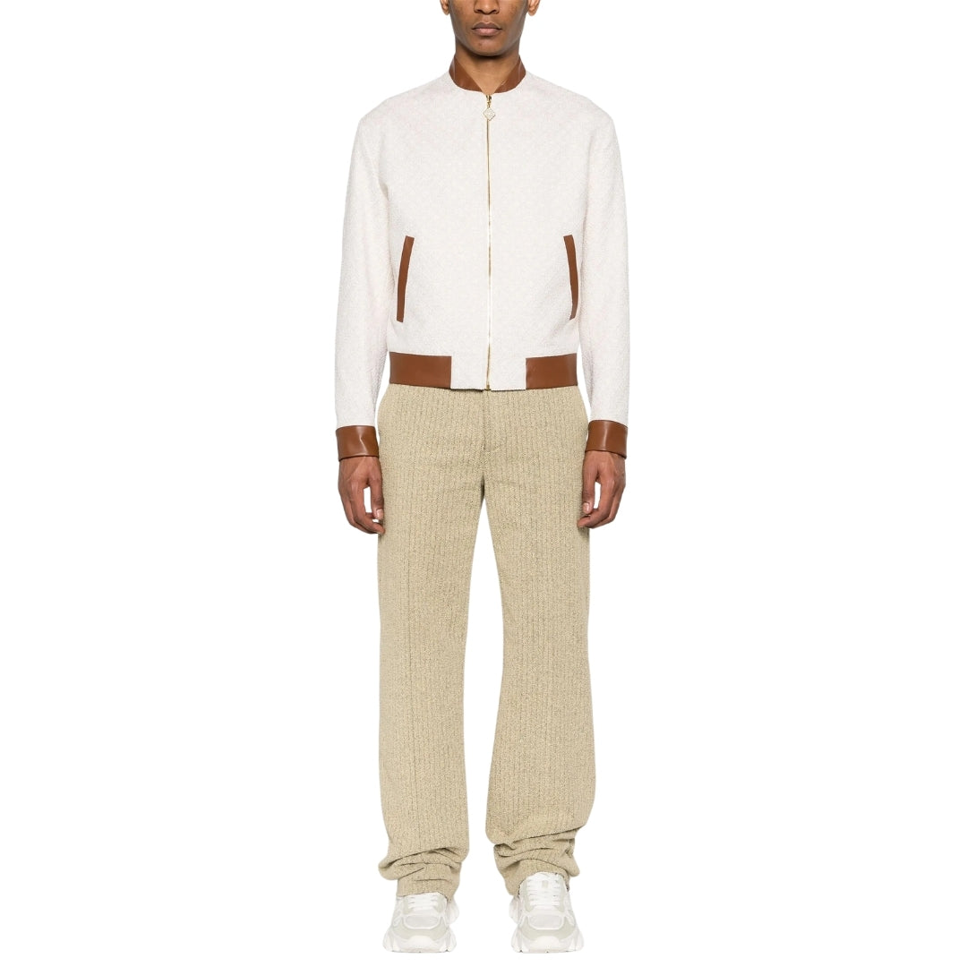 Casablanca Jacquard Souvenir Monogram Beige Jacket