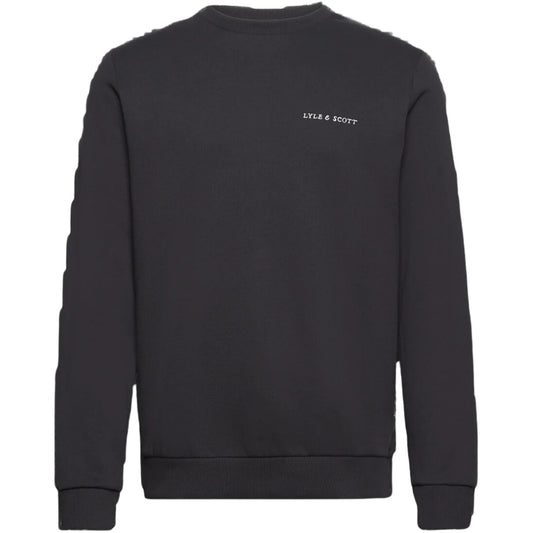 Lyle & Scott Embroidered Logo Fletcher Black Sweatshirt