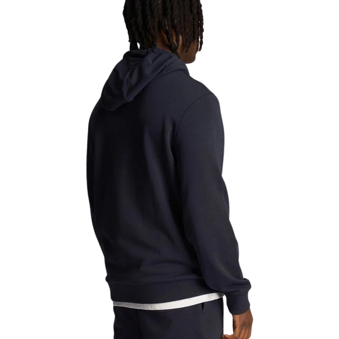 Lyle & Scott Club Emblem Dark Navy Hoodie
