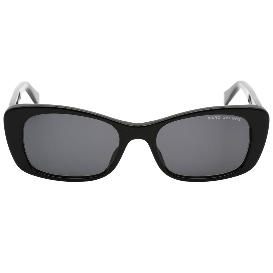 Marc Jacobs Small Rounded Grey Lensed Black Sunglasses