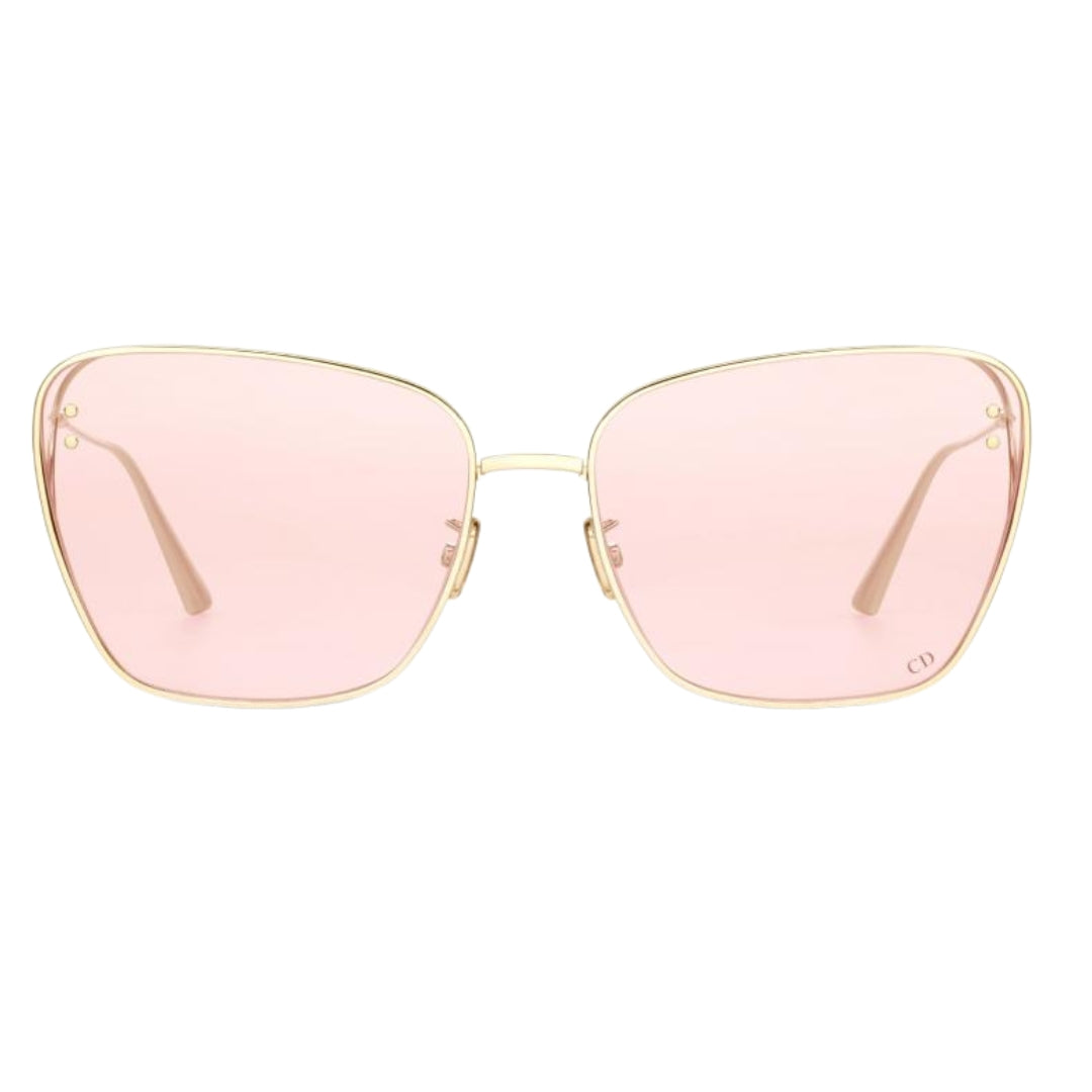 Dior MissDior Gold Framed Pink Lens Sunglasses