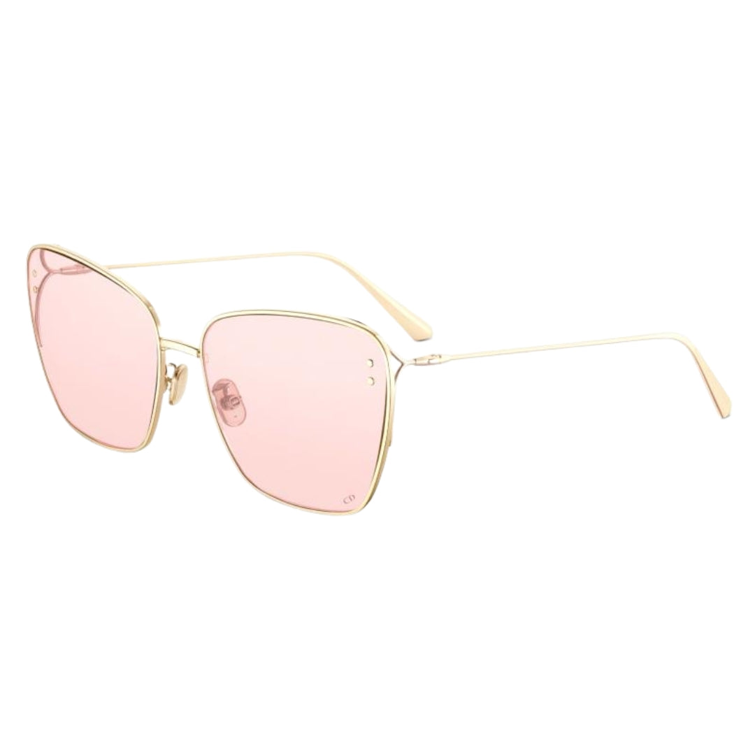 Dior MissDior Gold Framed Pink Lens Sunglasses