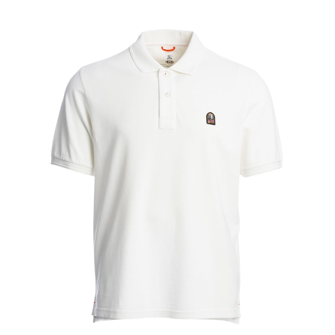 Parajumpers PATCH POLO - MAN 251MPMPOPO02 WHITE L