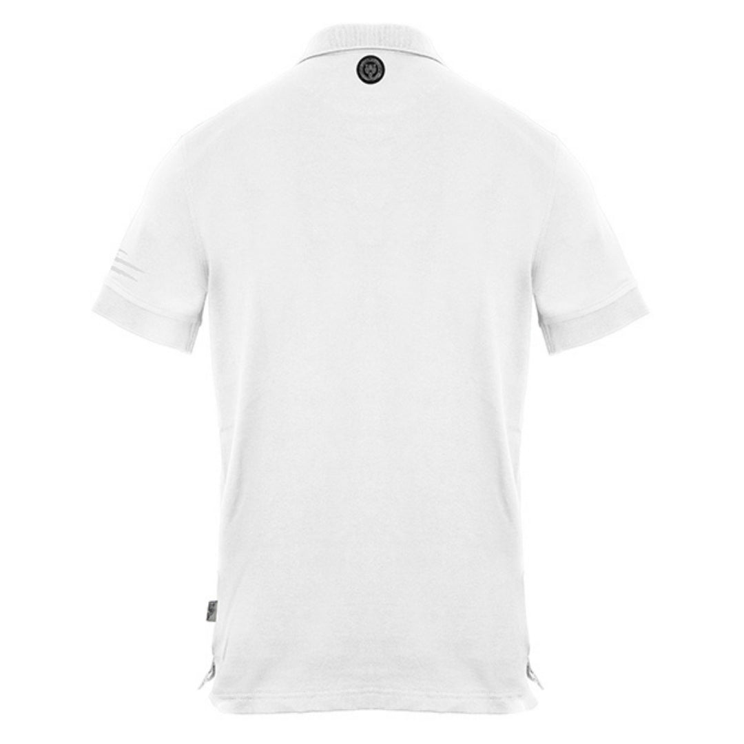 Plein Sport Performance Logo White Polo Shirt S