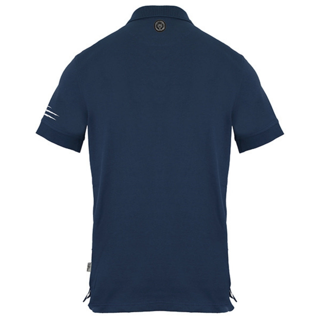 Plein Sport Performance Logo Navy Blue Polo Shirt S