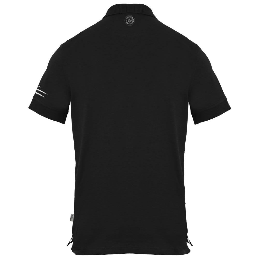 Plein Sport Performance Logo Black Polo Shirt S