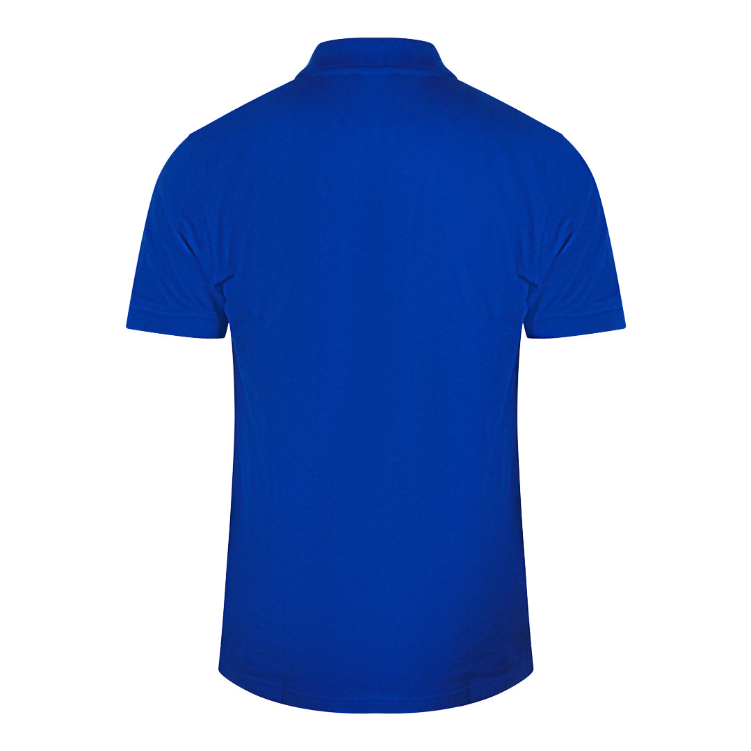 Cavalli Class Bold Logo Blue Polo Shirt