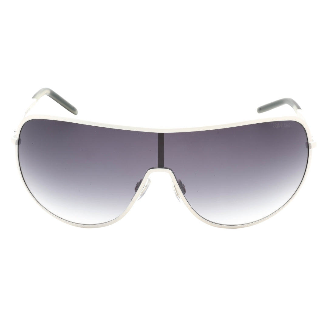Calvin Klein Grey Gradient  White Sunglasses