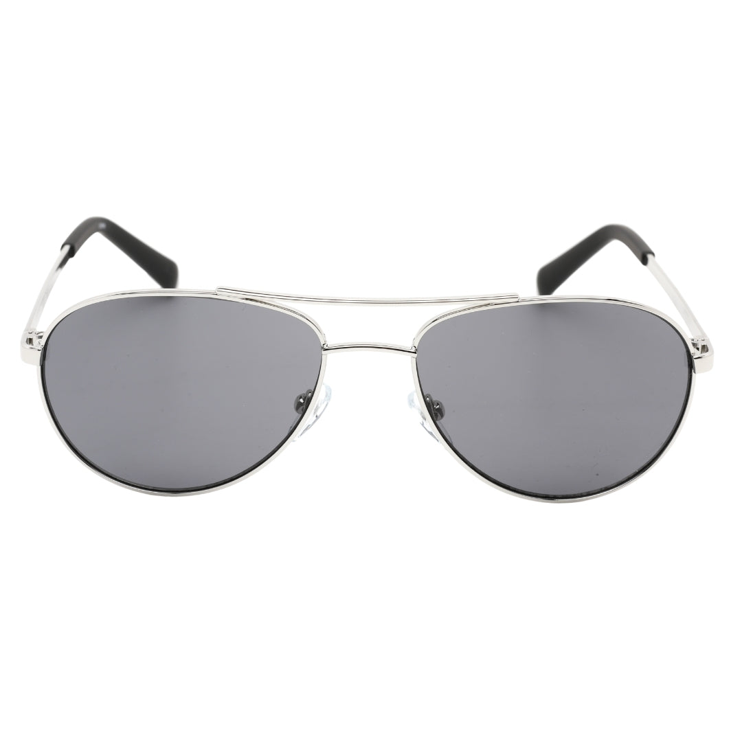 Calvin Klein Black Lens Silver Sunglasses